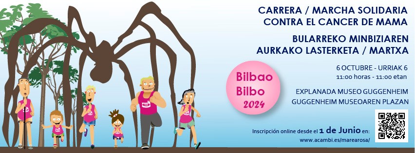 CARRERA SOLIDARIA CONTRA EL CANCER DE MAMA BILBAO